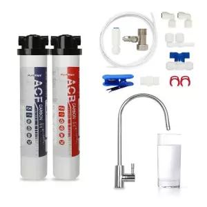 퓨리탑스 2단 직수형 언더싱크 정수기DIY세트 ACF+ACB