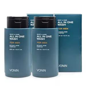 보닌 바디 앤 헤어 올인원 워시 250mlx2개