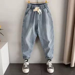 남자배기팬츠 항아리 빅사이즈 가을 봄 벌룬 고무줄 루즈핏