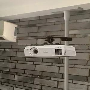 빔 프로젝트 폴 브라켓 천장 무타공 마운트 거치대