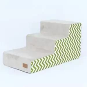 [RIZPICK]강아지 엔틱 3단 스텝 베이지 1P 반려견 논슬립 계단 강아지발판