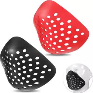 Sratte 2개 페이스 쉘 3D 실리콘 마스크 내부 브래킷 편안한 지지 재사용 가능한 하프 커버 코스프레