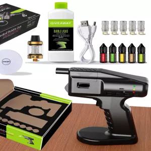 훈연기 스모크건 인퓨저 우드칩 사용 칵테일 스모크 연어