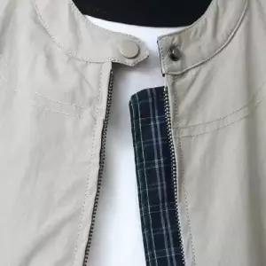 마요 블레이저 코트 체크 여성테일러드자켓 양면 라운드 UNO1