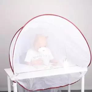 휴대용 1인용 모기장 세워지는 싱글 모기장 접이식 침대 캠핑 여름