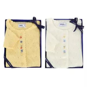 [압소바](마산점)[압소바 26SS 백일돌조카선물]릴 니트가디건 2종 택1(A1123601)IVORY,연노랑