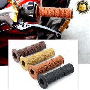 오토바이 개조 빈티지 핸들바 커버 페달 범용 고무 미끄럼 방지 스로틀 그립