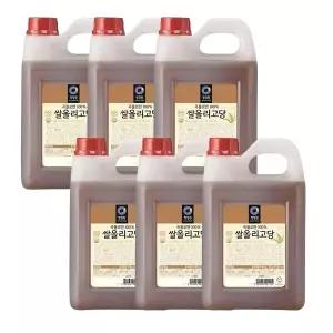 청정원 쌀 올리고당 3kg 6개