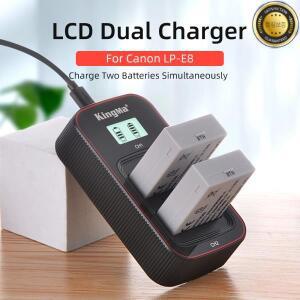 KingMa LP-E8 배터리 캐논 EOS 700D 650D 반란군 T2i 키스 X7i X4 X5 카메라