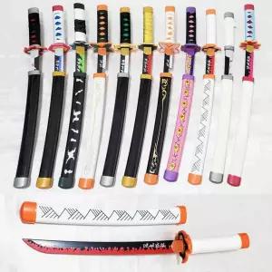 단검 귀칼 모형칼 칼집칼 장난감칼 피규어 굿즈 애니메이션 캐릭터 닌자 피규어 일륜도 탄지로 가짜칼 무기