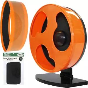 사일런트 러너 12인치 일반 휠 샌디 트랙 케이지 부착 - 반려동물 운동 패키지 세트 슈가 글라이더 암컷 쥐