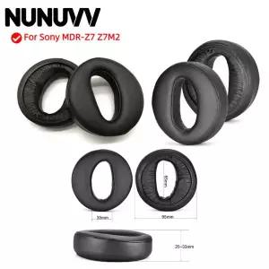 호환   MDR-Z7 Z7M2 헤드셋 게이머 교체 헤드폰 메모리 폼 이어 패드 폼 이어 패드 커버 용