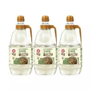 CJ 백설 프락토 올리고당 2.45kg x3개