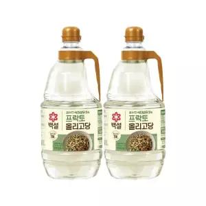 CJ 백설 프락토 올리고당 2.45kg x2개