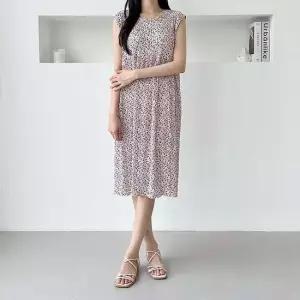 아이스 냉주름 나시원피스 SD-250708