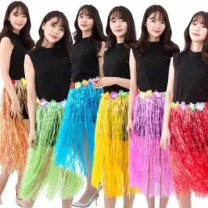 축제파티 하와이훌라스커트 80cm수술치마 A스커트
