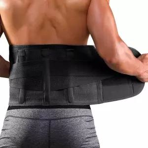 압박밴드 허리보호대 바른자세 운동 출산후 허리견인기