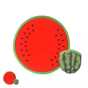 홍부용부채 접이식부채 원터치 손 미니 휴대용 수박 부체