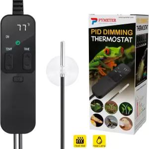 파충류용 타이머가 있는 파이미터 조광 온도 조절기 열 램프 난방 패드 묘목 매트