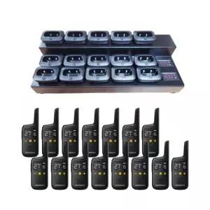 모토로라 디지털 생활용무전기 블랙 15대+15구 멀티충전기