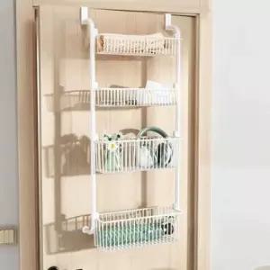 [JED] 다용도 철제 선반 바구니 걸이 틈새 문걸이 4단 수납