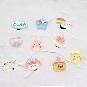 슬리퍼 장식 진주 보석 신발 액세서리 실내용 꾸미기