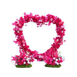 아치 하트 모양 넝쿨 메쉬 럭셔리 철제 산타풍선 풍선 꾸미기 키트 웨딩 데이 공원