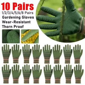 원예 장갑 내마모성 가시 방지 꽃 식물 위한 미끄럼 보호 장비