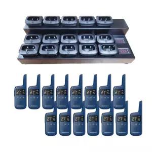 모토로라 디지털 생활무전기 T39D 블루 15대+15구 멀티충전기