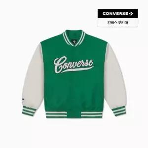 CONVERSE 컨버스 바시티 재킷 그린 10026912-A02 918436