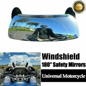 오토바이 윈드 스크린 180 학위 블라인드 스팟 미러 광각 BMW Yamaha Honda 용 소형 후방카메라보기