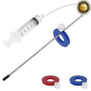 전문 오토바이 포크 서스펜션 오일 레벨 게이지 측정 도구 조절 가능한 링 더스트 커버 프론트 주입기