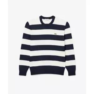 라코스테 LACOSTE 남성 볼드 스트라이프 긴팔 크루넥 스웨터 AH0608-56G HHW AH0608-56GHHW