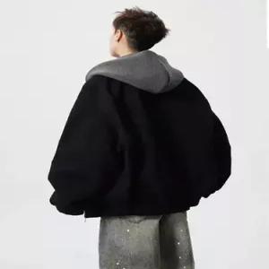 가을 겨울 투피스 가짜 후드 야상 솜 다운 남성패션 길거리 점퍼 DL4