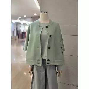 발렌시아 니트배색 울 케이프재킷261MJ11 505015