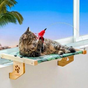 실내용 대형 고양이 창문 선반 조절 가능 조립식 농어 시트 튼튼한 플랫폼 냉각 매트