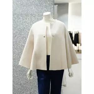 지고트 울 캐시미어 벨 슬리브 숏 핸드메이드 코트 JRAA0CTC13 502387