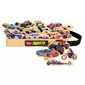 레이싱카 원목 자석블록 남아 어린이날 창의블록 유아교구 블럭