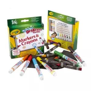 휴대용 크레욜라 보드 크레용 마카 선물 유아용크레파스 크래용