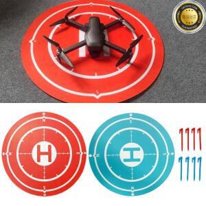 DJI 팬텀 3 4 프로 드론 스파크 RC 쿼드콥터용 휴대용 주차 에이프런 지상 못이 있는 빠른 접이식 랜딩 패