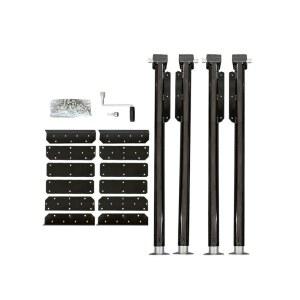 트럭 아웃 카라반 4개 트레일러 세트 텅잭 전동 전기