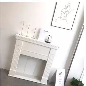 북유럽 엔틱 벽난로 복도장식 인테리어 현관