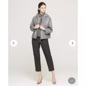 손정완 브랜드관 가오리 후드 양가죽 점퍼