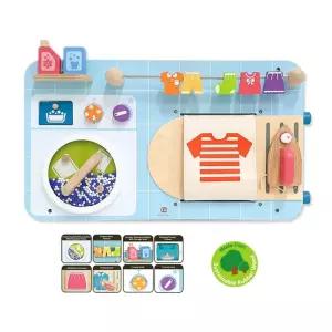 대형 벽걸이 원목 교구 빨래놀이 어린이 유아블록 유치원블럭