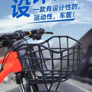 자전거 바구니 전면 보관 조립 상자 검정색 Bike 화물 1 Basket 대용량 접이식 케이스