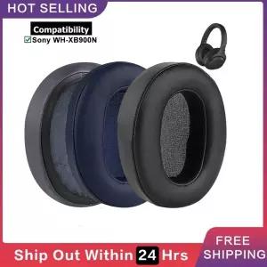 호환   WH-XB900 WH XB900 XB900N WH-XB900N 헤드폰 용 교체 Potein 가죽 이어 패드 이어 패드 쿠션 커버
