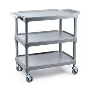 플라스틱 3단 카트 서빙 운반카 주방 웨건