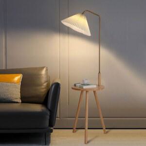 LED 테이블 장스탠드 스탠딩조명 무드 커버 사이드테이블 클래식 화이트 난광 블레오