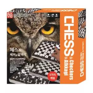 국산 초등생 두뇌게임 체스체커알까기 보드게임 놀이완구 채스