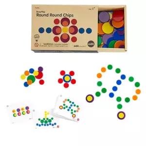 유아 놀이학습 원형 라운드칩 어린이날 아기블럭 어린이블록